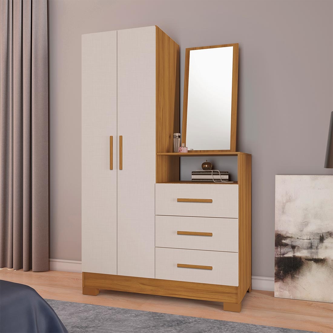 Cômoda NT5165 com Espelho | Notável — FRE/OFWH