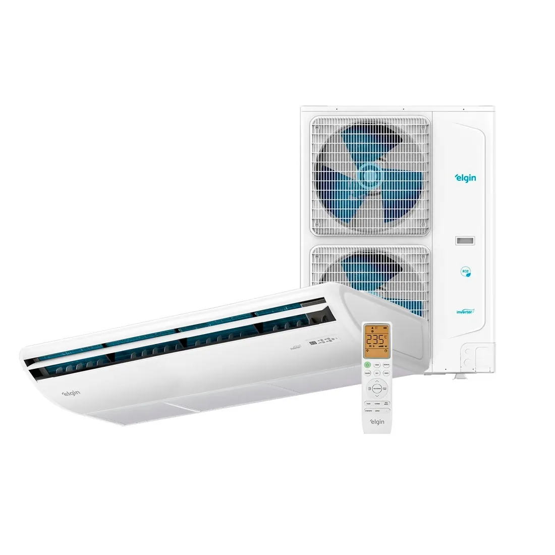 Ar Condicionado Piso Teto Inverter Wi-Fi 56.000 BTUs Elgin Frio PXFC60C2WBCB
