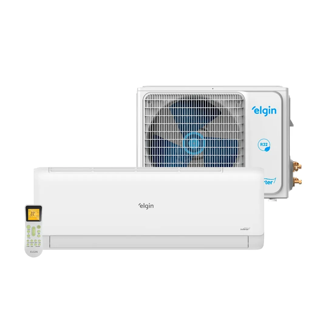 Ar Condicionado Elgin 30.000Btus High Wall Eco Inverter II Wi-Fi, Ciclo Frio 220V — UNICA