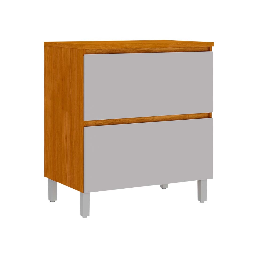 Balcão de Cozinha Lúmina Itatiaia 80cm em Estrutura em MDF