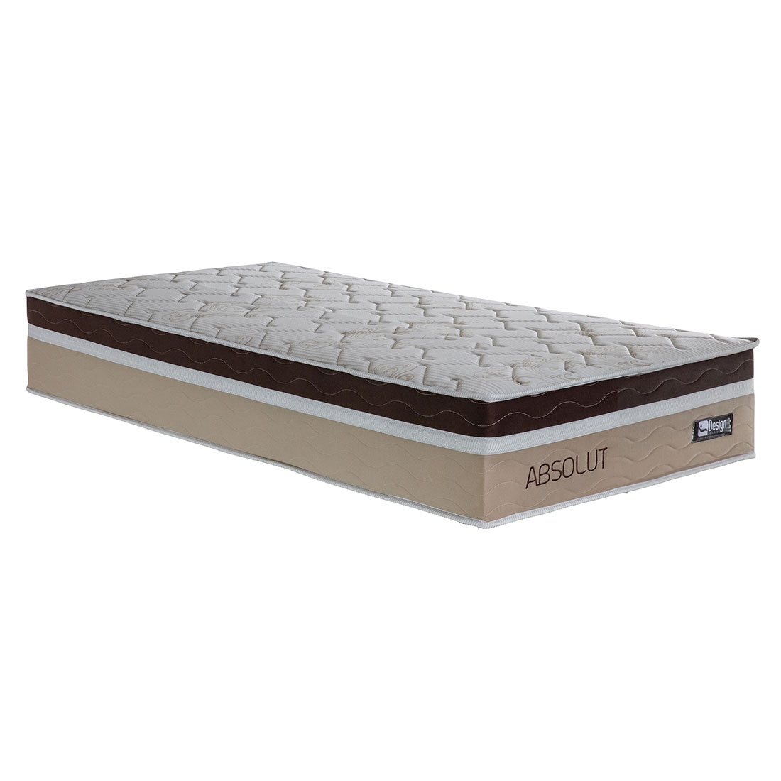 Colchão Solteiro Absolut 88cm com Molas Ensacadas - Design Colchões — UNICA