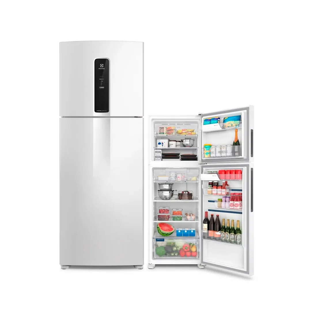 Refrigerador Electrolux Frost Free 2 portas IT70 Branca 481 litros Inverter Bivolt — UNICA - Voltagem: BIVOLT