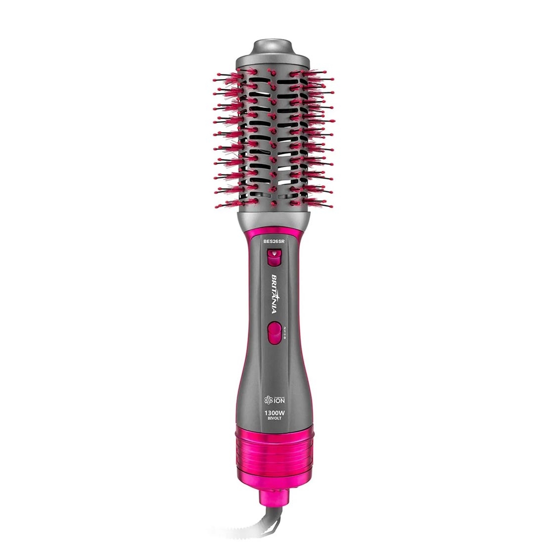 Escova Secadora BES26SR Britânia 4 em 1 1300W Bivolt