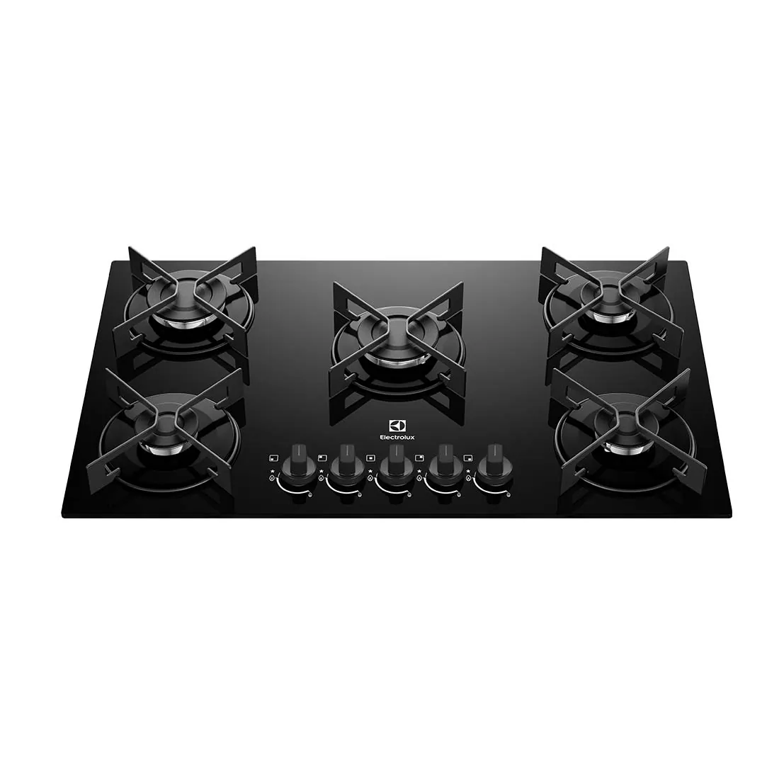 Cooktop 5 Bocas Electrolux Gás Efficient Mesa de Vidro (KE5GR)