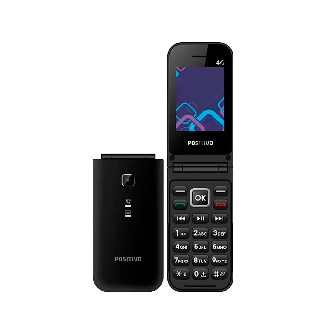 Celular Positivo P51 4G Câmera Traseira Rádio FM Botão SOS Dual SIM — UNICA