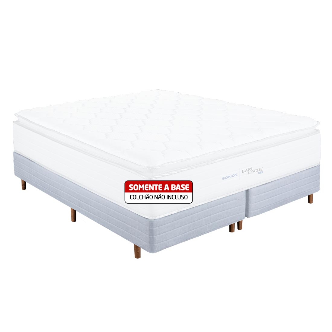 Base Box Bariloche para Colchões Casal King 193 cm | Sonos Colchões — UNICA