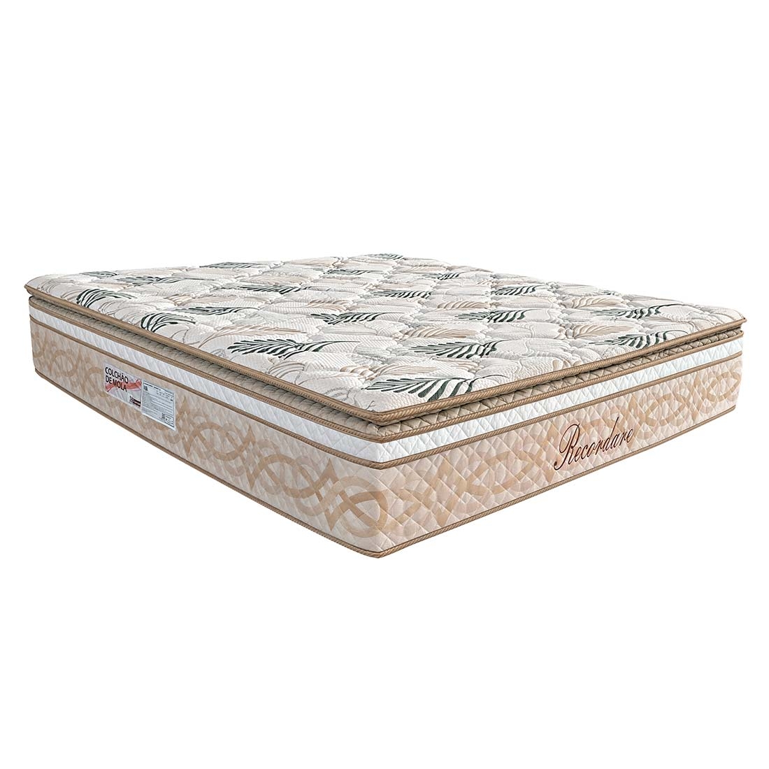 Colchão Recordare Bamboo Casal 138cm com Molas Ensacadas - Paropas — UNICA
