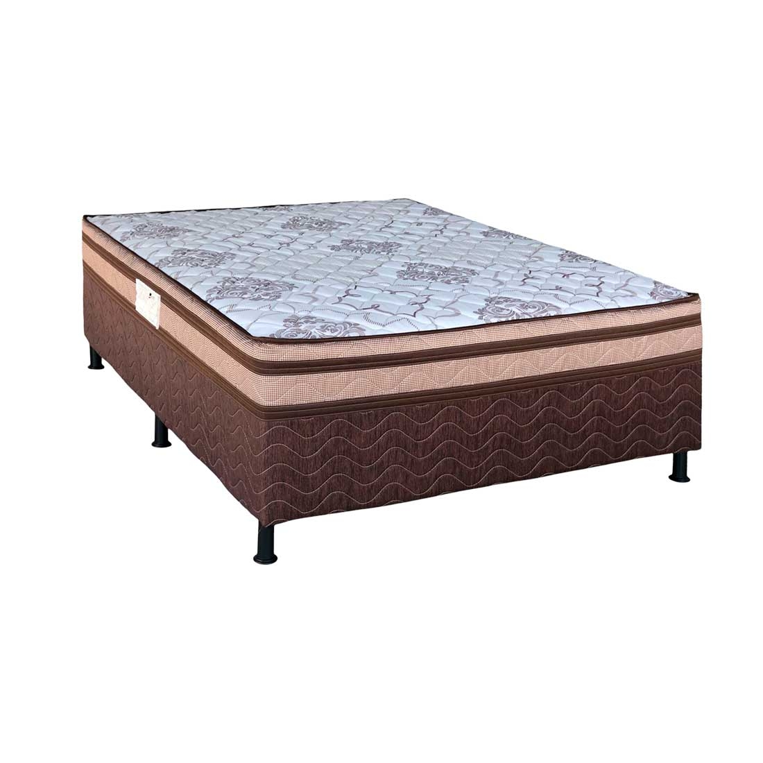 Cama Box Casal 138cm América, com molas | Design Colchões — UNICA