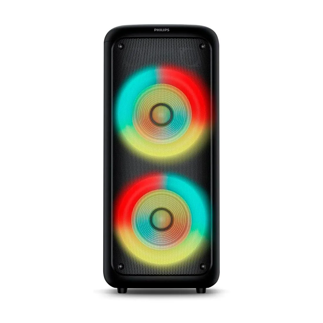 Caixa de Som Philips Bluetooth Party Speaker 1500W TAX4000/78, Luzes LED, Alça para Transporte — UNICA