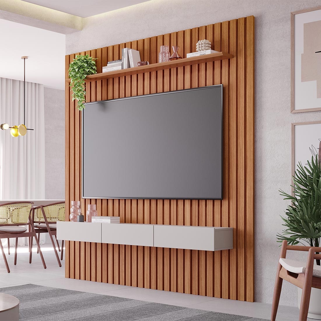 Painel / Home Maragogi 185 para Tvs até 65" | Permóbili