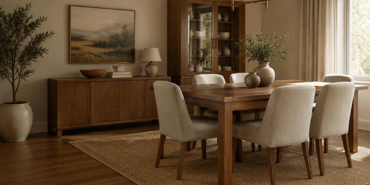 Sala de jantar para receber